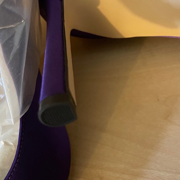 Nine West Satin pumps,Purple,New - Picture 4 of 4